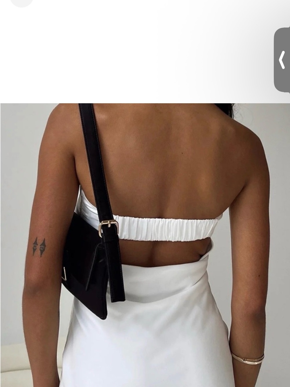 Princess Polly White Strapless Mini Dress with Back Cutout - Picture 4 of 9